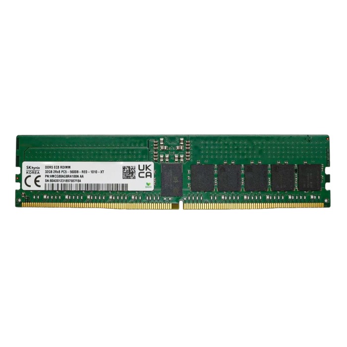 Mémoire RAM Hynix 32GB 2Rx8 PC5-44800 DDR5 5600MHz RDIMM ECC HMCG88AGBRA188N