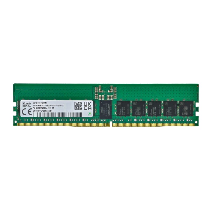 Mémoire RAM Hynix 32GB 2Rx8 PC5-44800 DDR5 5600MHz RDIMM ECC HMCG88AGBRA191N