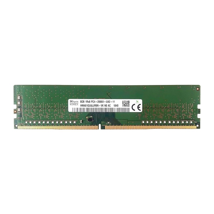 Mémoire RAM Hynix 8GB 1Rx8 DDR4-2666U DDR4 UDIMM 2666MHz HMA81GU6JJR8N-VK