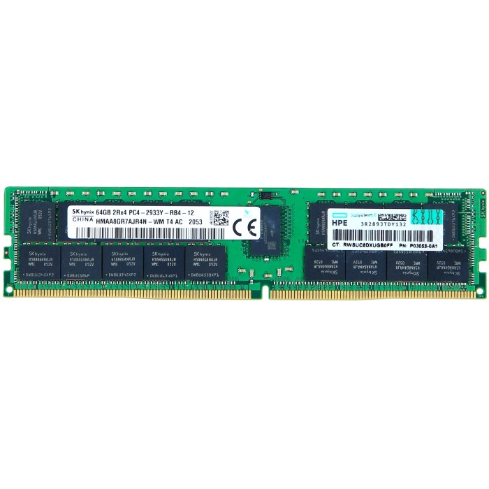 Mémoire RAM Hynix HPE 64GB 2Rx4 DDR4 RDIMM ECC 2933MHz P03053-0A1