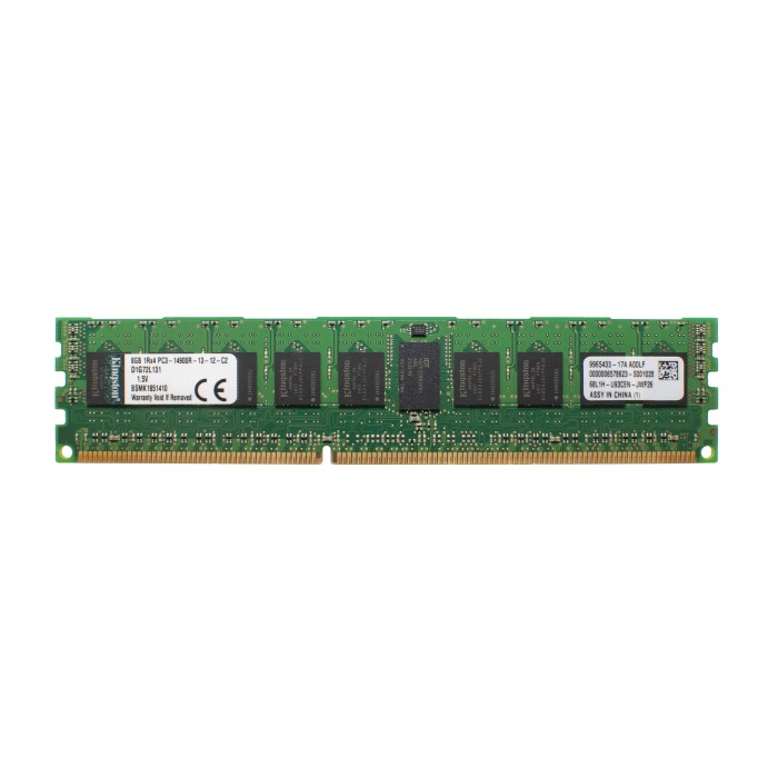 Mémoire RAM Kingston 8GB 1Rx4 PC3-14900 DDR3 RDIMM 1866MHz D1G72L131