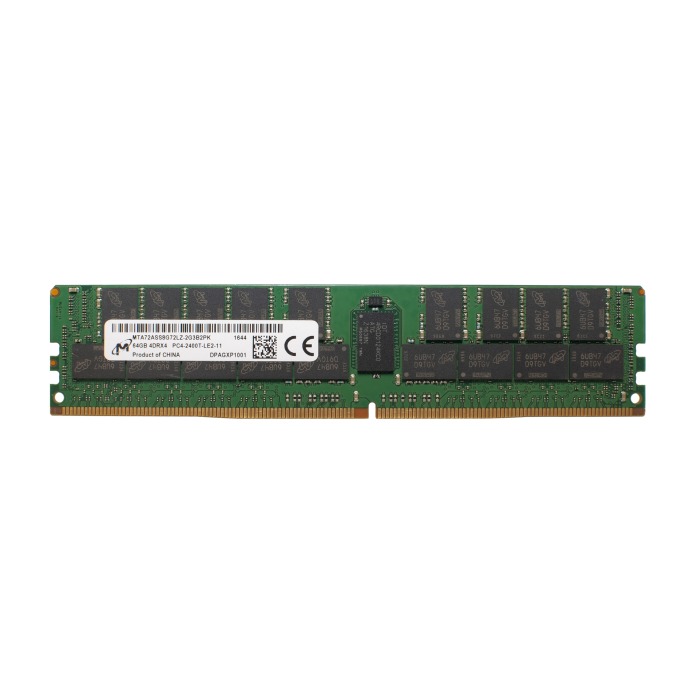 Mémoire RAM Micron 64GB 4Rx4 PC4-19200T-L DDR4 LRDIMM MTA72ASS8G72LZ-2G3B2