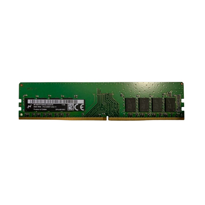 Mémoire RAM Micron 8GB 1Rx8 DDR4 UDIMM 2400MHz MTA8ATF1G64AZ-2G3