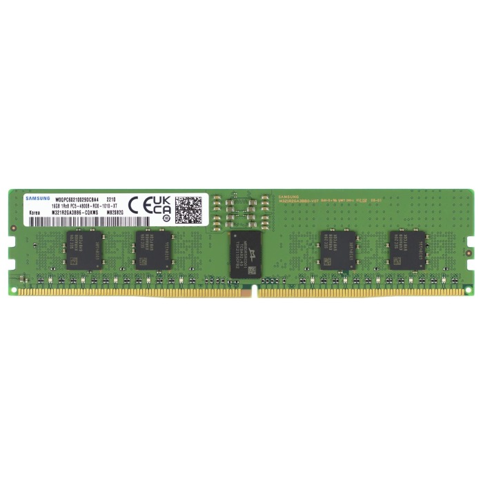 Mémoire RAM Samsung 16GB 1Rx8 DDR5 RDIMM ECC 4800MHz M321R2GA3BB6-CQK