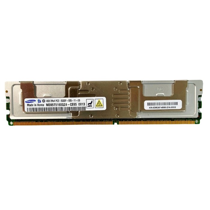 Mémoire RAM Samsung 4GB 2Rx4 PC2-5300F DDR2 FBDIMM 667MHz M395T5160QZ4-CE65
