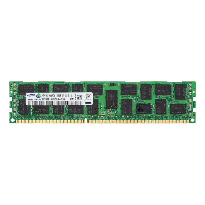 Mémoire RAM Samsung 8GB 2Rx4 PC3L-10600R DDR3 RDIMM 1333MHz M393B1K70CH0-YH9
