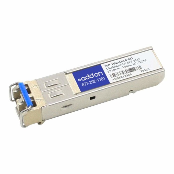Module optique Addon 1Gb/s SFP LC-LC 1310nm SM 10Km SFP-1G-LX-DE-AO