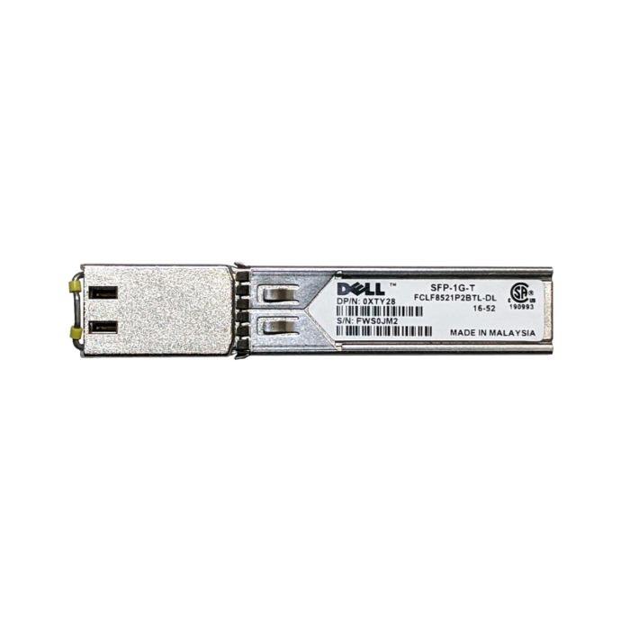 Module optique Dell Finisar SFP 1Gb/s RJ45 Ethernet 100m XTY28