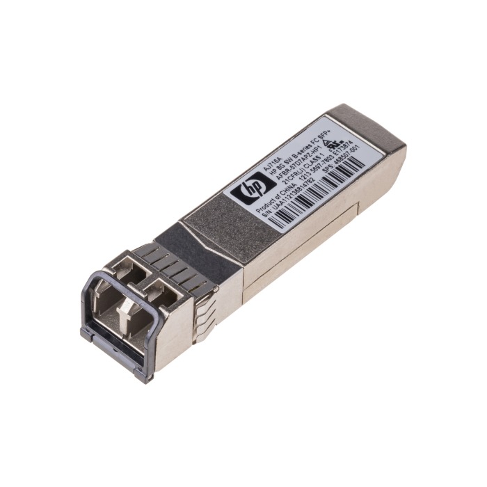 Module optique HPE SFP+ 8.5Gb/s LC-LC FC 850nm MM 150m AJ716A