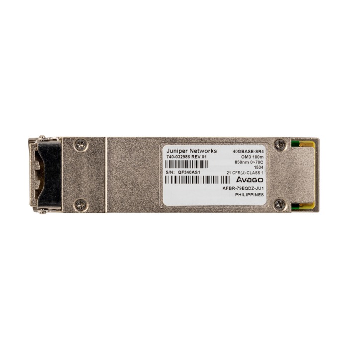 Module optique Juniper Networks QFX-QSFP-40G-SR4 40Gb/s QSFP+ MPO 850nm MM 150m 740-032986