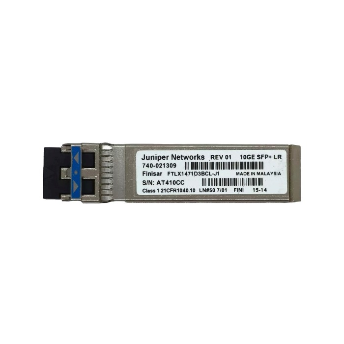 Module optique Juniper Networks SRX-SFP-10GE-LR 10Gb/s SFP+ LC-LC 1310nm SM 10Km 740-021309