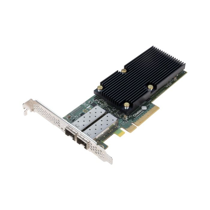 Network interface card Chelsio T520-SO-CR 2x10GbE SFP+ PCIe 3.0 ADAPTER MSIP-REM-CC2-T520