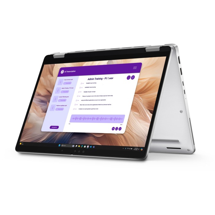 Ordinateur portable Dell Pro 13 Plus 2-en-1 PB13250 avec Intel Core Ultra 7 265U, 32 Go RAM, SSD NVMe 256 Go, Wi-Fi 7, Bluetooth 5.4