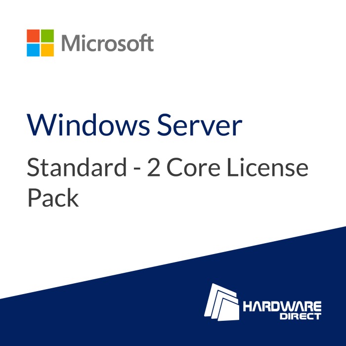 Pack de licences 2 cœurs pour Windows Server 2022 Standard