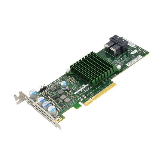RAID Controller Supermicro S3008L-L8E PCIe 3.0x8 2xSFF-8644 12Gb SAS Adapter AOC-S3008L-L8E