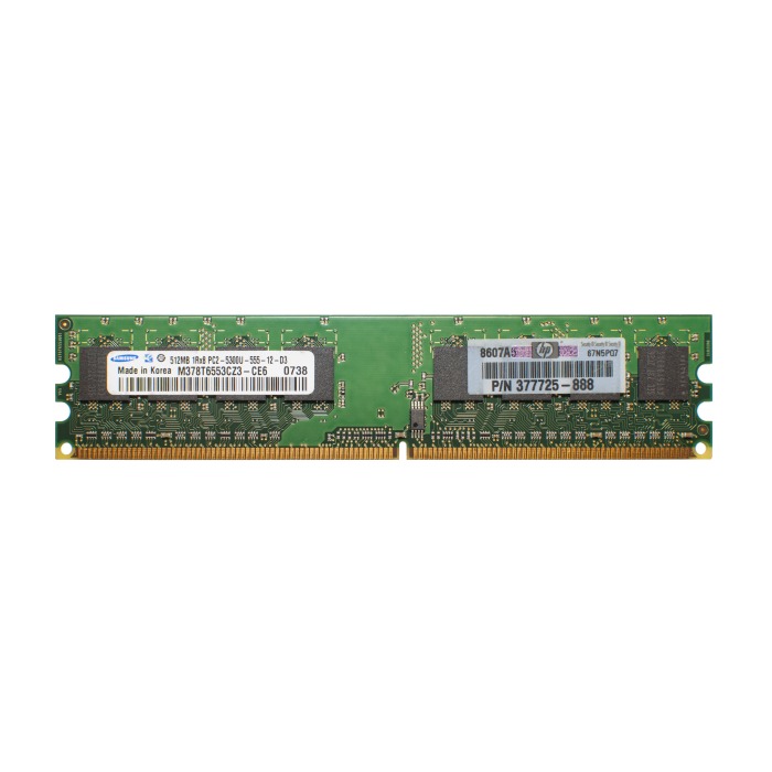 RAM HPE 512MB 1RPC2-5300 DDR2 166MHz M378T6553CZ3-CE6