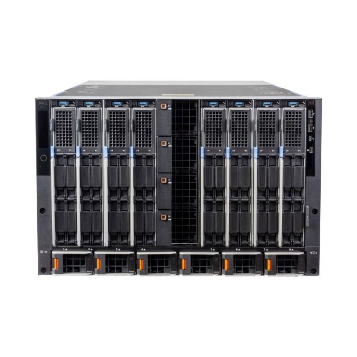 Server Dell PowerEdge MX7000 with 8x Server Dell PowerEdge MX750c 4x2.5" (2xSilver 4310, 256GB RAM, S150, 4x1.92TB SATA SSD, 2x10GbE SFP+, iDRAC9 Enterprise)