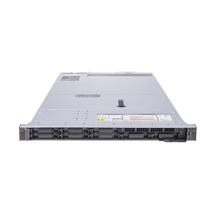 Server Dell PowerEdge R450 8x2.5" with 2x Gold 6334, 64GB RAM, H355, 4x 1.6TB SSD SAS 12G RI 2.5", 2x10/25GbE SFP28, 2x PSU 800W, rails, iDRAC9 Enterprise