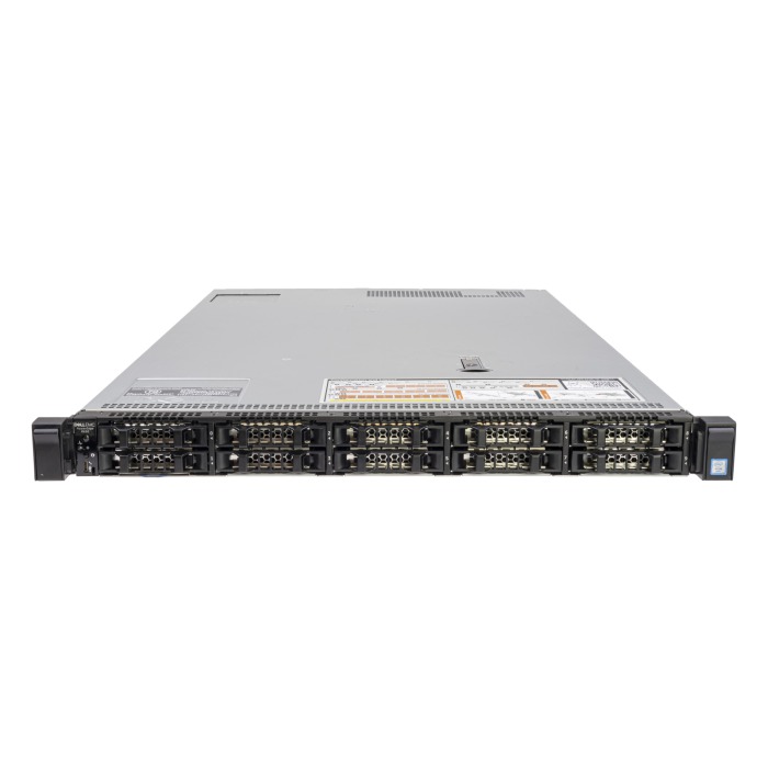 Server Dell PowerEdge R630 10x2.5" mit 2x E5-2623 v3, 32GB RAM, 2x 480GB SSD SATA 2.5", 4x1GbE RJ45, 2x PSU, schienen und befestigungsteile, iDRAC 8