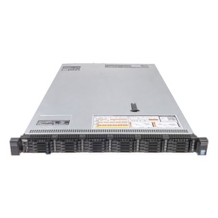 Server Dell PowerEdge R630 24x1.8" with 2xE5-2680 v3, 64GB RAM, H730, 2x 200GB SSD SATA 1.8", 4x1GbE, 2xPSU, Rails, iDRAC 8 Enterprise