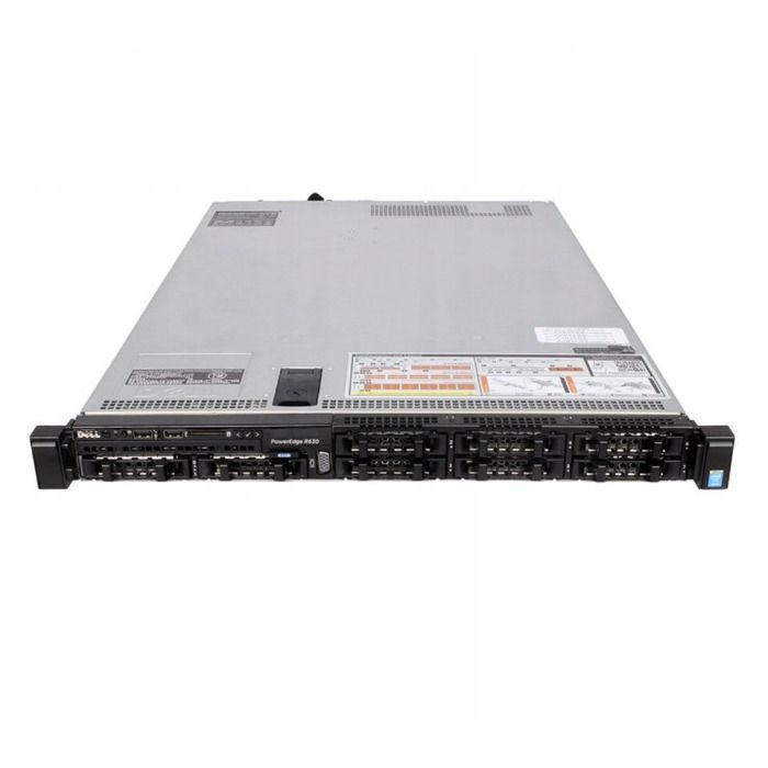 Server Dell PowerEdge R630 8x2.5" with 2xE5-2620 v4, 128GB RAM, H730, 2x 480GB SSD SATA 2.5", 4x1GbE, 2xPSU, Rails, iDRAC 8 Enterprise