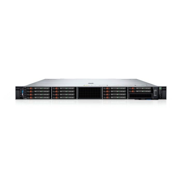 Server Dell PowerEdge R660 14xE3.S NVMe with 2x Gold 6426Y, 512GB RAM, BOSS-N1 z 2x Dell 480GB SSD NVMe M.2, 6x 1.92TB NVMe E3.S, 2x10/25GbE SFP28, 2x PSU 1800W, rails, bezel, iDRAC9 Enterprise