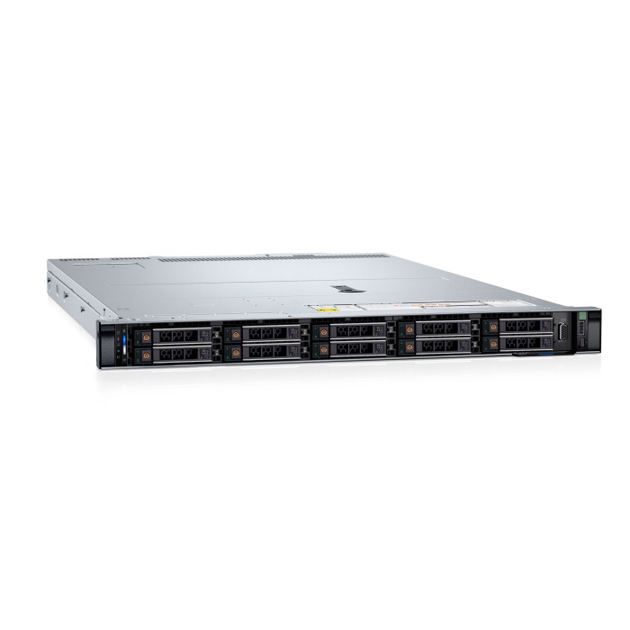 Server Dell PowerEdge R660xs 10x2.5" with 2x Gold 5515+, 32GB RAM, BOSS-N1 with 2x Dell 256GB NVMe 2280 M.2, 2x10/25GbE SFP28, 2x PSU 1400W, rails, iDRAC9 Enterprise