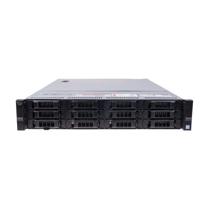 Server Dell PowerEdge R730XD 12x3.5" mit 2x E5-2699 v3, 32GB RAM, 2x 480GB SSD SATA 2.5", 4x1GbE RJ45, 2x PSU, schienen und befestigungsteile, iDRAC 8