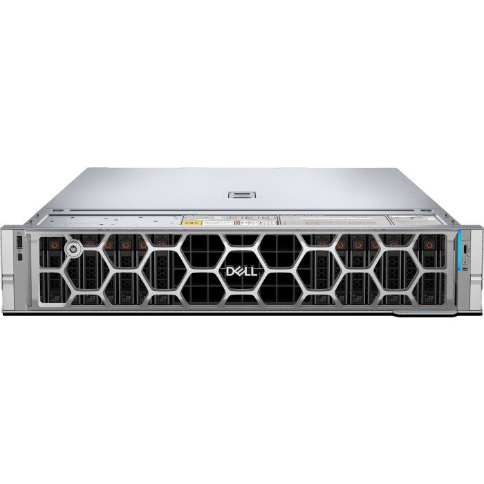 Server Dell PowerEdge R7715 16x2.5" with 1x EPYC 9175F, 128GB RAM, H965i, 2x 960GB SSD SATA 2.5", 2x PSU 2400W, rails, iDRAC 10 Core