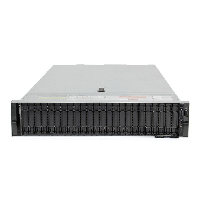 Server Dell PowerEdge R840 24x2.5" (24xNVMe) with 4x Gold 6252N, 64GB RAM, H730p, 2x 960GB SSD SATA 2.5", 4x1GbE, 2x PSU 750W, rails, iDRAC9 Enterprise
