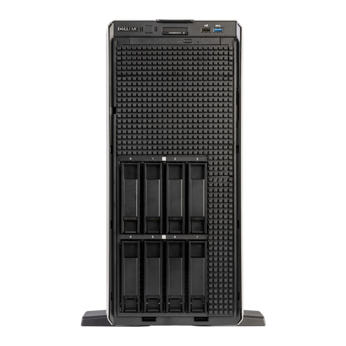 Server Dell PowerEdge T550 8x3.5" with 2x Silver 4310, 64GB RAM, H755, BOSS-S2 with 2x Dell 480GB SSD SATA RI M.2, 2x10GbE SFP+, 2x PSU 800W, iDRAC9 Enterprise
