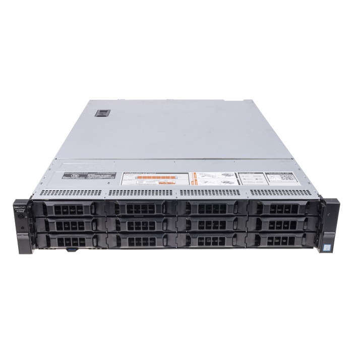 Server Dell R730XD 24x2.5" 2x2.5" mit 2x E5-2687Wv3, 64GB RAM, H730, 2x480GB SSD SATA 2.5", 4x1GbE, 2xPSU, Schienen, iDRAC 8 Enterprise