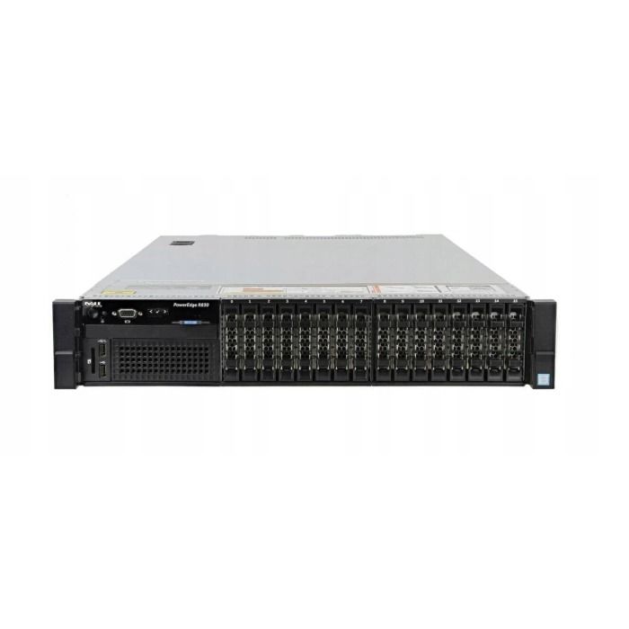 Server Dell R830 16x2.5" with 4x E5-4669 v3, 64GB RAM, H730P 2x 960GB SSD SATA, 4x1GbE, 2xPSU, Rails, iDRAC8 Enterprise