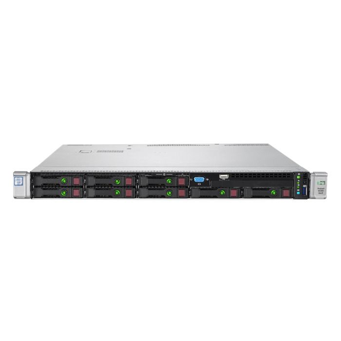 Server HPE ProLiant DL360 Gen9 with 2x E5-2623 v3, 32GB RAM, 2x HPE 480GB SSD SATA 6G 2.5", 2x PSU, Rails, iLO 4