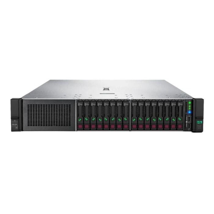 Server HPE ProLiant DL380 Gen10 16x2.5" with 2x Gold 6138, 256GB RAM, P408i-a, 8x HPE 960GB SSD SATA 2.5", 4x1GbE RJ45, 2x PSU, rails, iLO 5