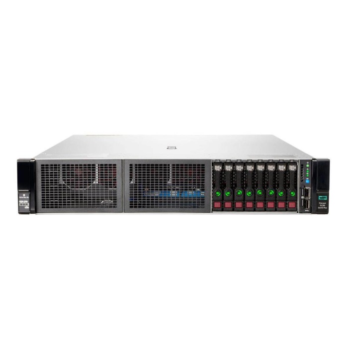 Server HPE ProLiant DL385 Gen10 Plus 8x2.5" z 2x EPYC 7443, 256GB RAM, E208i-a, 2x480GB SSD SATA RI 2.5", 2x10GbE SFP+, 2x PSU 1600W, rails, iLO 5 Standard
