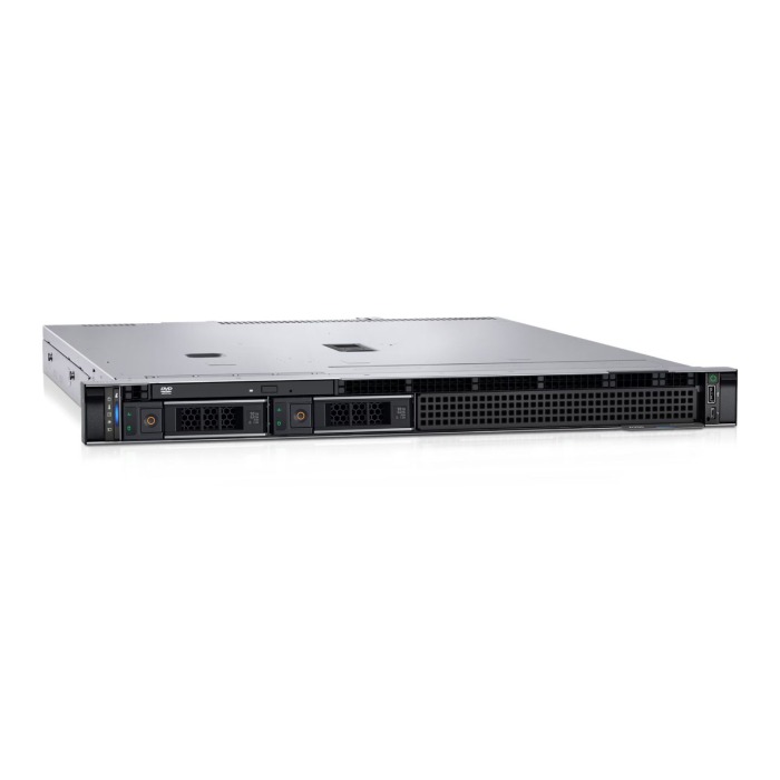 Serveur Dell PowerEdge R250 2x3.5" NHP avec 1x E-2314, 16GB RAM, H355, 2x 480GB SSD SATA 6G RI 2.5", 1x PSU, rails, iDRAC 9