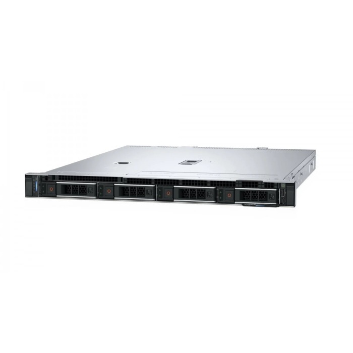 Serveur Dell PowerEdge R360 4x3.5"avec E-2488, 128GB RAM, H355, 2x 7.68TB SSD SAS 12G RI 2.5", 2x10GbE SFP+, 2x PSU 600W, Façade, iDRAC9 Enterprise
