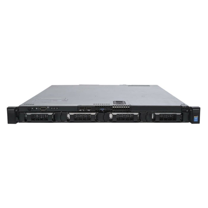 Serveur Dell PowerEdge R430 4x3.5" avec 2x E5-2630 v3, 16GB RAM, H330, 2x 600GB 10K SAS 2.5", 4x1GbE RJ45, 2x PSU, rails, iDRAC 8