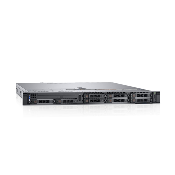 Serveur Dell PowerEdge R6415 8x2.5" avec 1x EPYC 7401P, 64GB RAM, H730P, 2x 480GB SSD SATA 2.5", 4x1GbE, 2x PSU 550W, Rails, iDRAC9 Enterprise