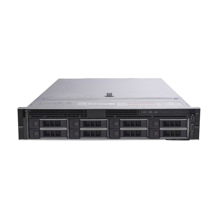 Serveur Dell PowerEdge R7415 8x3.5" avec 1x EPYC 7401P, 32GB RAM, H730P, 2x 480GB SSD SATA 2.5", 4x1GbE, 2x PSU 1100W, rails, iDRAC9 Enterprise