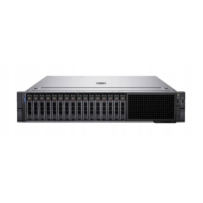 Serveur Dell PowerEdge R750 16x2.5" avec 2x Silver 4309Y, 128GB RAM, H755, BOSS-S2avec 2x Dell 480GB SSD SATA RI M.2, 4x10GbE SFP+, 2x PSU 1800W, Rails, Façade, iDRAC9 Enterprise