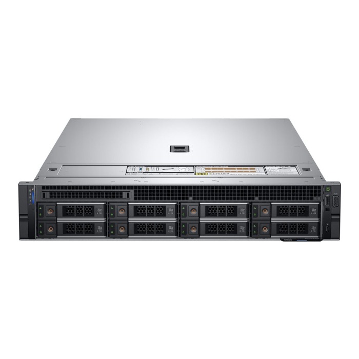 Serveur Dell PowerEdge R7525 8x3.5" avec 2x EPYC 7262, 32GB RAM, H345, 2x 960GB SSD SATA 2.5", 2x PSU 1400W, rails, iDRAC9 Enterprise