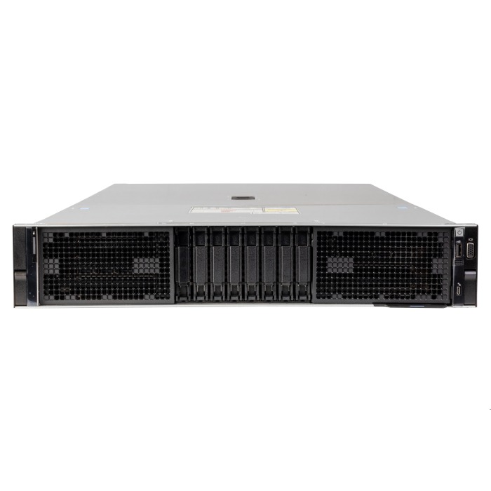 Serveur Dell PowerEdge R760xa 8x2.5" avec 2x Platinum 8592+, 512GB RAM, H755, 2x 480GB SSD SATA 2.5", 4x 1.92TB SSD SAS 12G RI 2.5", 2x10/25GbE SFP28, 3x Nvidia A100 40GB, 2x PSU 3200W, rails, iDRAC9 Enterprise