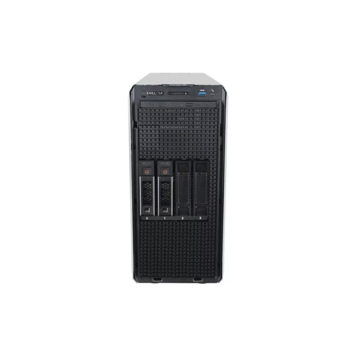 Serveur Dell PowerEdge T350 4x3.5" avec 1x E-2378G, 32GB RAM, H755, BOSS-S1 z 2x 480GB SSD SATA M.2, 4x 6TB SATA 3.5", 2x10GbE SFP+, 2x PSU