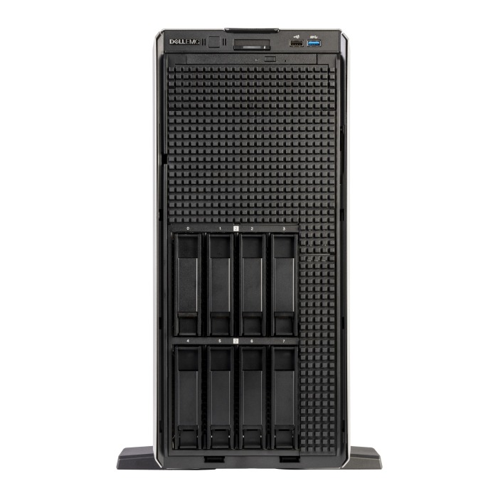 Serveur Dell PowerEdge T550 8x3.5" avec 1x Gold 5315Y, 32GB RAM, H345, 2x 960GB SSD SATA 6G RI 2.5", 2x PSU, iDRAC 9
