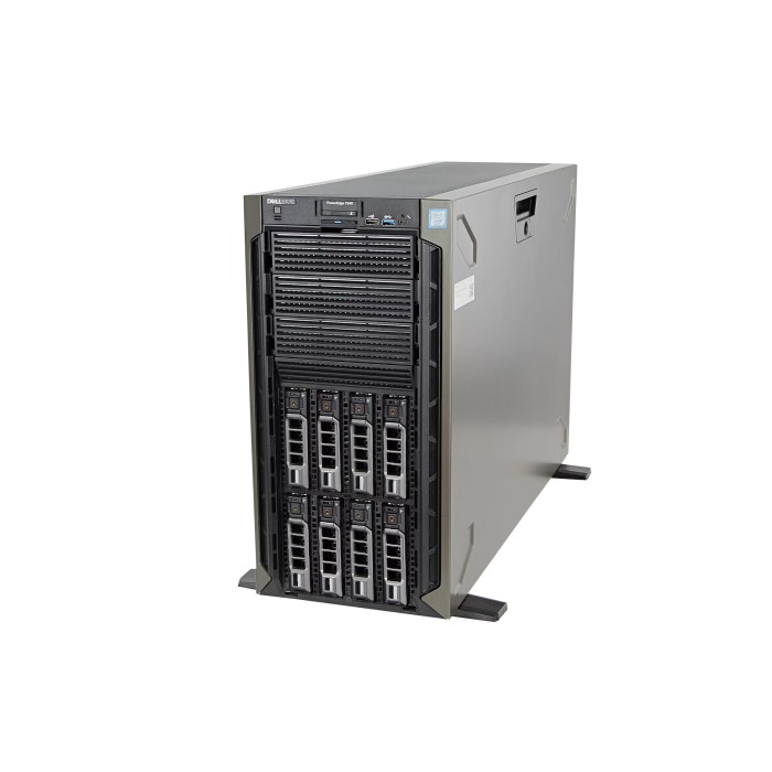 Serveur Dell PowerEdge T640 8x3.5"avec 2x Gold 6144, 32GB RAM, H330, 2x 960GB SSD SATA 2.5", 2x PSU 750W, iDRAC9 Enterprise