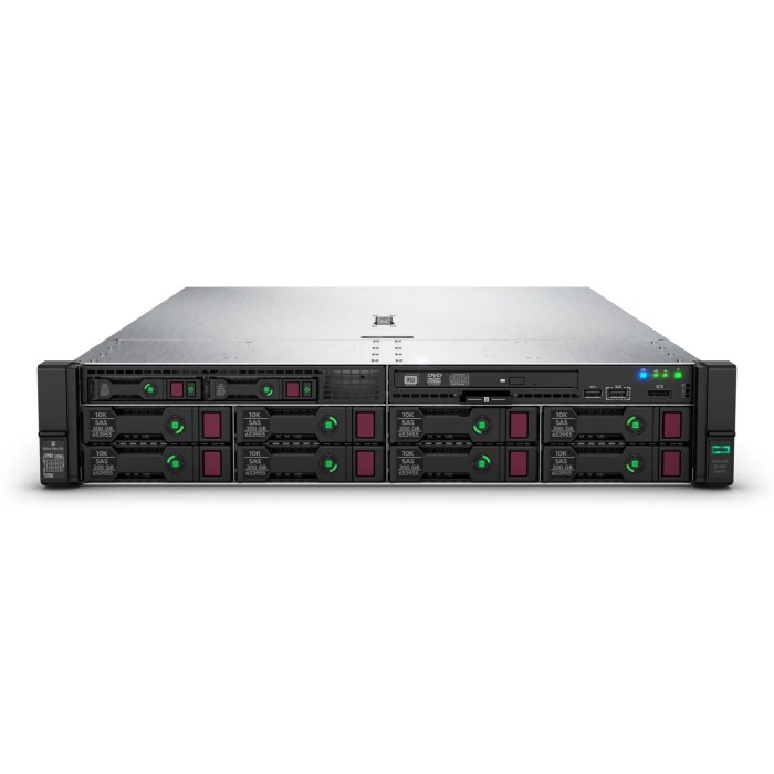 Serveur HPE ProLiant DL380 Gen10 Plus 8x3.5" avec 2x Silver 4310, 32GB RAM, P408i, 2x HPE 960GB SSD SATA 2.5", 2x10/25GbE SFP28, 2x PSU, rails, iLO Advanced