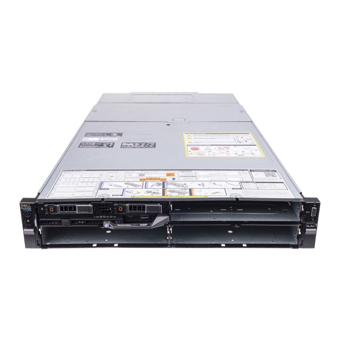 Serwer Dell PowerEdge FX2s z FC640 2x2.5(2x4210, 32GB, H730P, 2x960GB), 2xSwitch Dell 8x10GbE SFP+ Pass Through, CMC, szyny