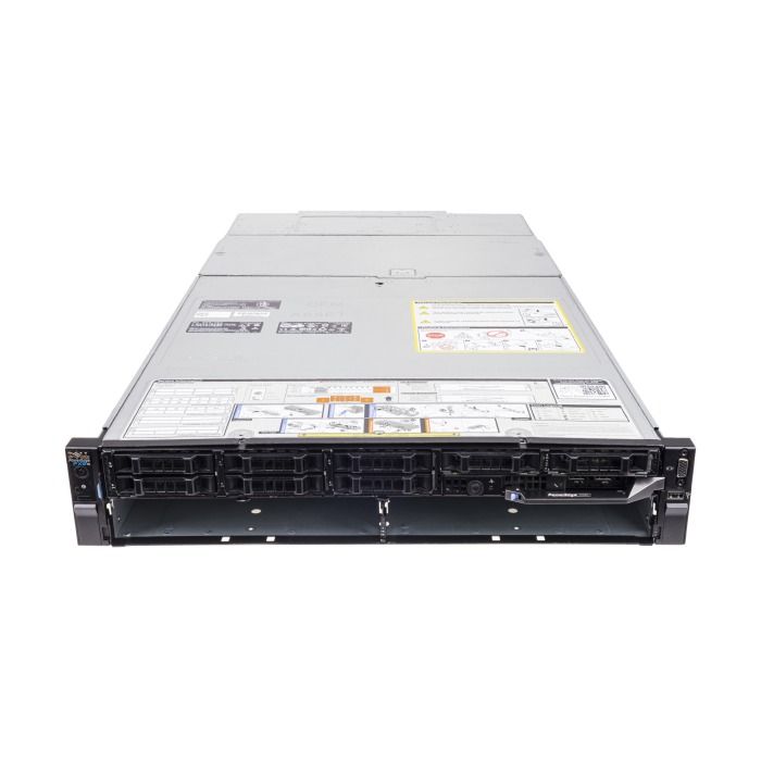 Serwer Dell PowerEdge FX2s z FC830 8x2.5(2xE5-4655v4, 32GB, H730, 2x960GB), 2xSwitch Dell 8x10GbE SFP+ Pass Through, CMC, szyny